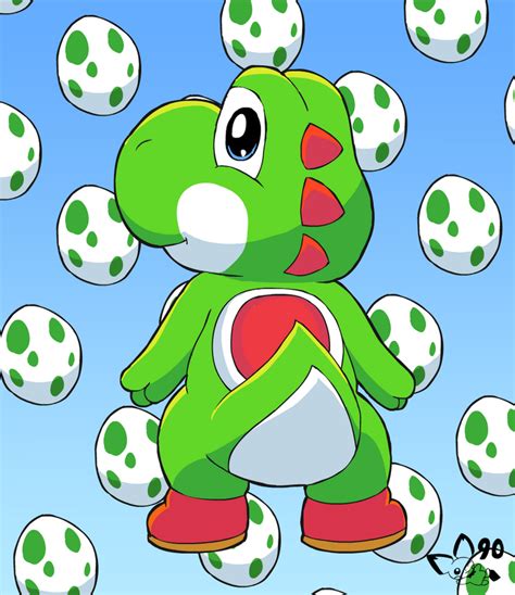 Just Yoshi by pichu90 on DeviantArt