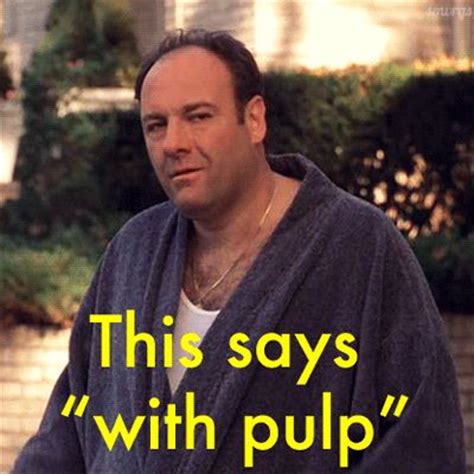 The Sopranos #gif #pulp this says with pulp | GIF | Pinterest | Tony ...