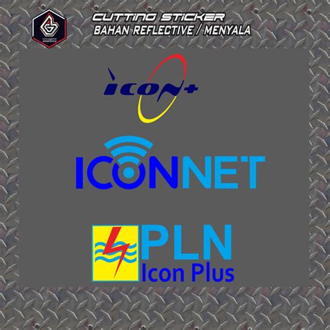 Jual Sticker PLN icon net,Sticker Icon net ,Sticker Icon Plus Untuk ...