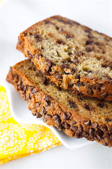 Chocolate Chip Banana Bread - BEST Moist and Sweet Bread!