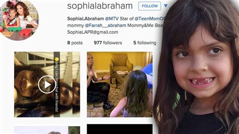 Future Social Media Star? Farrah Abraham Under Fire For Letting 6-Year ...