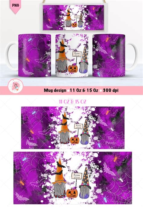 Halloween Mug Sublimation Design