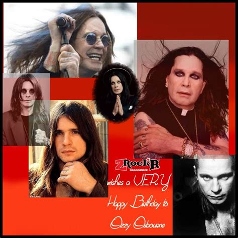 Ozzy Osbourne's birthday collage' Photoartist LisaKay Allen/PassionFeast | Ozzy osbourne ...