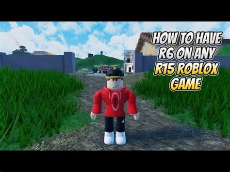 How To Have R6 On Any R15 Roblox Games - YouTube