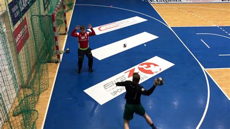 Handball training - throws from various positions in 45 seconds - YouTube