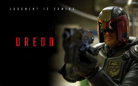 Free download | HD wallpaper: action, armor, dredd, gun, judge, poster, sci fi, superhero ...