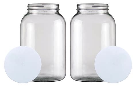 Home Brew Ohio One Gallon Glass Jar with Lid-Set of 2 - Walmart.com