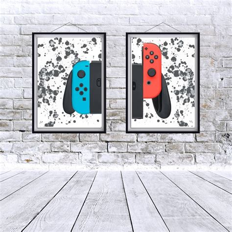 Nintendo Switch Wall Art. Nintendo Switch Prints. Nintendo | Etsy