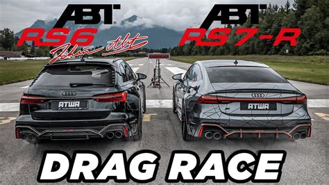 ABT Audi RS6 JA vs. ABT Audi RS7-R | DRAG RACE | Daniel Abt - YouTube