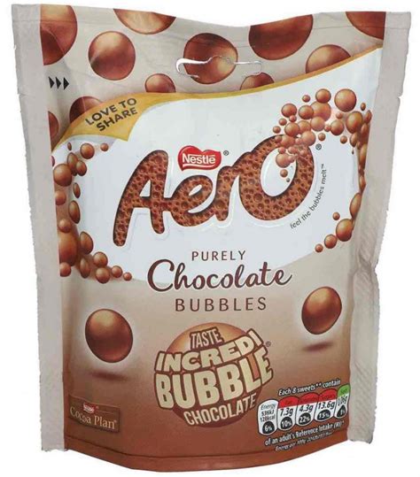 Nestlé Aero Bubbles Chocolate 102g - naschkater.com - das Süßigkeiten-Marketing-Blog