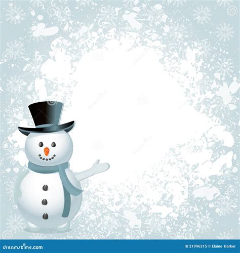 Christmas Snowman Background Royalty Free Stock Photo - Image: 21996315