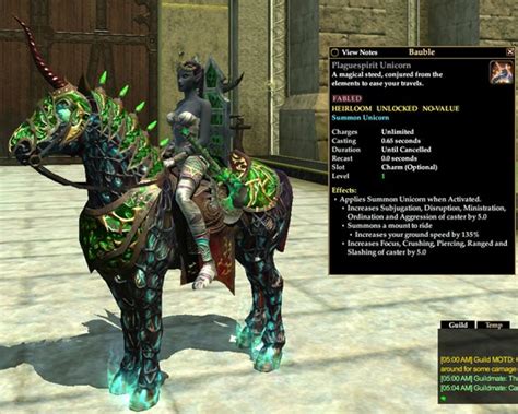 Plaguespirit Unicorn | Mounts | EverQuest II | Mysstie's Gallery