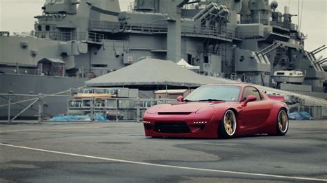 Bagged Rocket Bunny RX7 | @DriveRX7 - YouTube