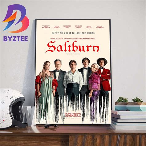 New Poster For Saltburn Movie Wall Decor Poster Canvas - Byztee