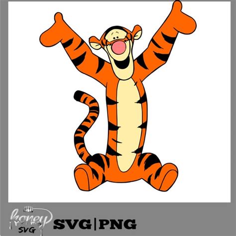 Tigger SVG Tigger Clip Art Tigger SVG Files for Silhouette | Etsy