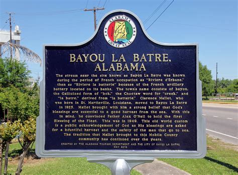 2011 - Historic Marker (Bayou La Batre) | Bayou La Batre is … | Flickr