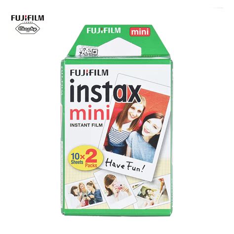 Fujifilm Instax Mini 20 Sheets White Film Photo Paper Snapshot Album ...