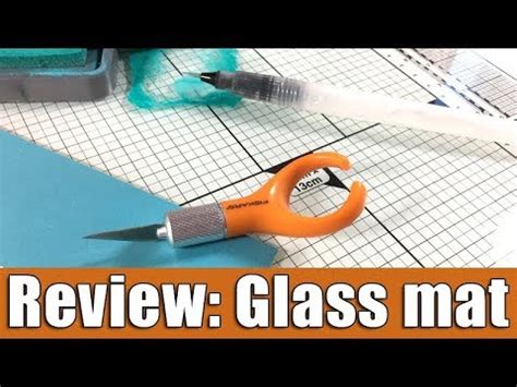 Product review: Glass cutting mat - YouTube