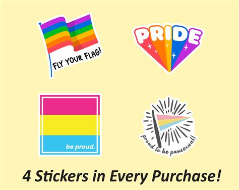 Pride Sticker Pack / Gay Pride Sticker Sheet Pack Pride - Etsy España