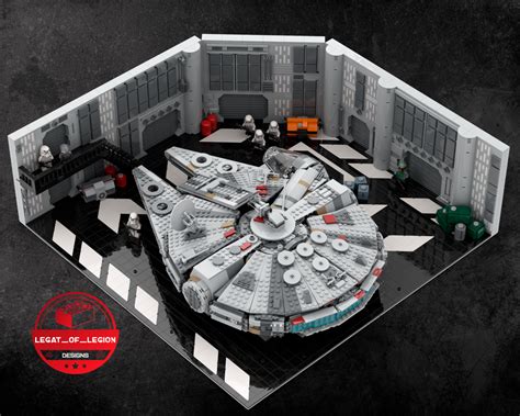 LEGO MOC 75257 SW Death Star Docking Bay for Milennium Falcon by Legat_Of_Legion | Rebrickable ...