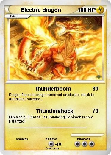 Pokémon Electric dragon 4 4 - thunderboom - My Pokemon Card