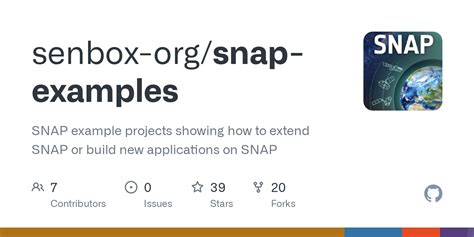 GitHub - senbox-org/snap-examples: SNAP example projects showing how to ...