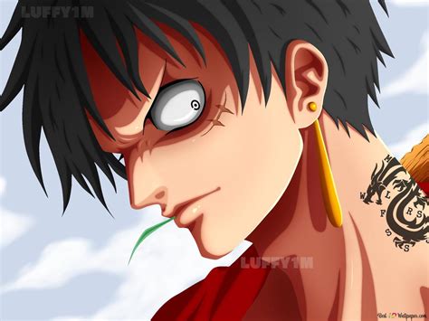 Luffy Dragon Tattoo 2K wallpaper download