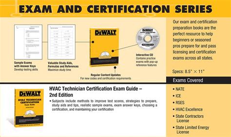 DEWALT HVAC Technician Certification Exam Guide (DEWALT Series)