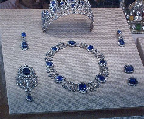 French Crown Jewels which Marie Antoinette probably wore, now displayed ...