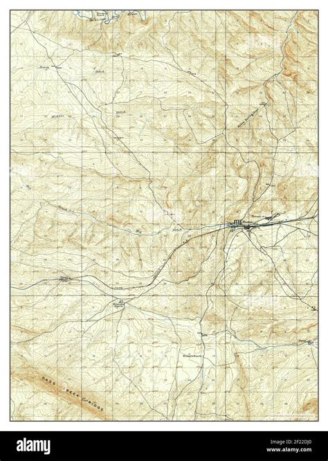 Hanna, Wyoming, map 1914, 1:62500, United States of America by Timeless ...