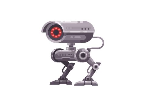 Security camera robot | Robot art, Camera illustration, Robot camera