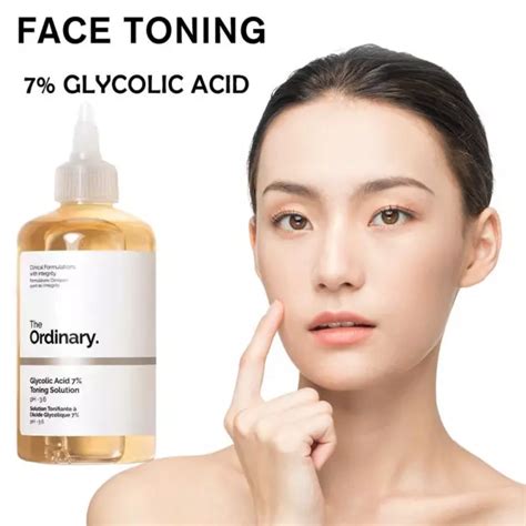 THE ORDINARY GLYCOLIC Acid 7% Toning Resurfacing Solution 240ml £9.44 ...