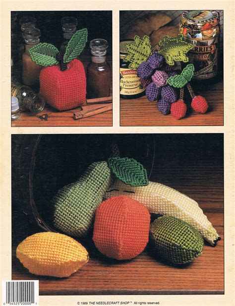 Fruit Basket 10 Plastic Canvas Crafts, Plastic Canvas Patterns, Fall ...