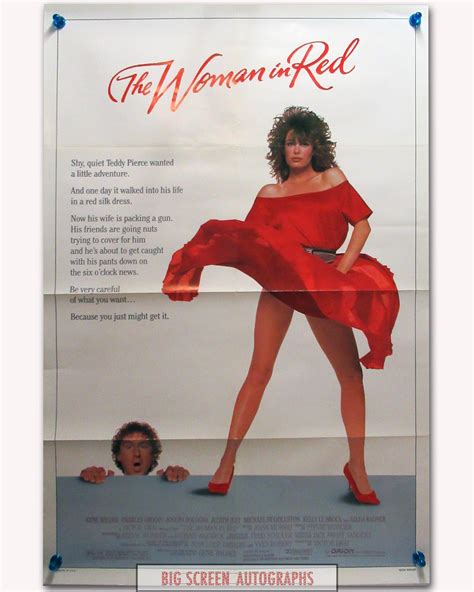 The Woman in Red original one sheet poster | Big Screen Autographs