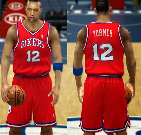 NBA 2K14 Complete Philadelphia 76ers Jerseys Patch Pack - HoopsVilla