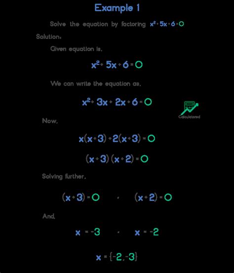 What is Factorization Formula | Calculation & Examples