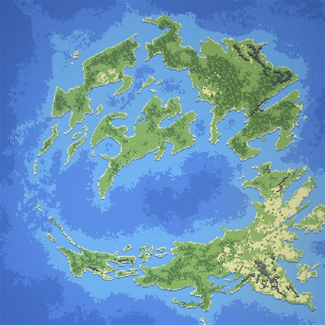 Fantasy map I made by hand. : Worldbox