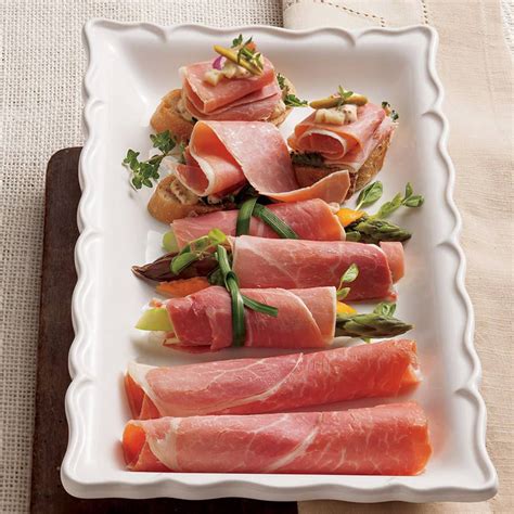 Cooked Country Ham Slices come from savory country hams that have been salted by hand, smoked ...