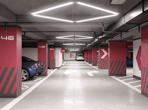 Check out this @Behance project: “Underground parking in RC "Kub House ...