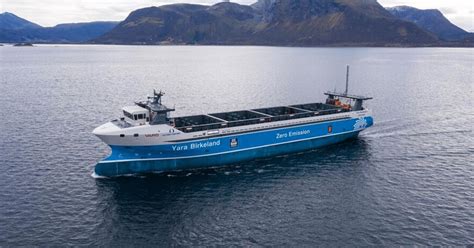 World's first autonomous, 7MWh electric cargo ship to make voyage with ...