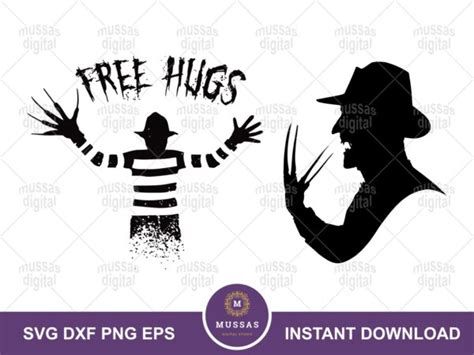 Freddy Krueger Silhouette SVG – Vectorency Marketplace