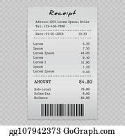 900+ Receipt Template Clip Art | Royalty Free - GoGraph