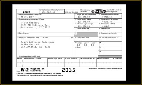 Printable Form W 2 Copy A - Printable Forms Free Online