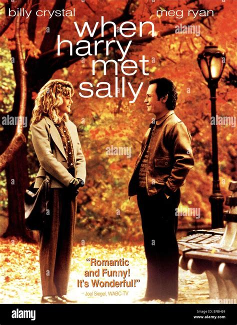 MEG RYAN & BILLY CRYSTAL POSTER WHEN HARRY MET SALLY... (1989 Stock ...