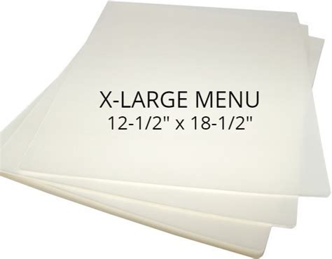 X-Large Laminating Sheets | Filmsource