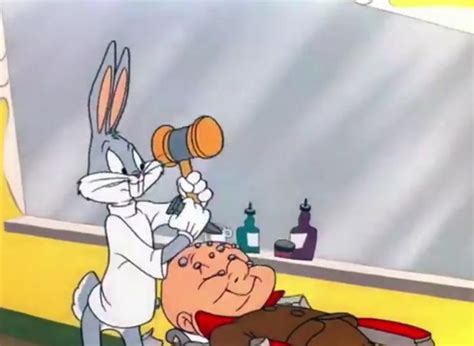 Bugs Bunny & Elmer Fudd in Rabbit Of Seville | Looney tunes, Elmer fudd ...