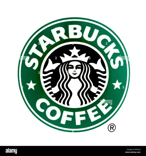 Starbucks logo on a White Background, Starbucks is the largest ...