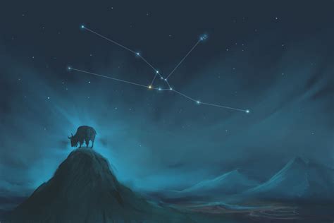 Taurus Constellation Painting (Zodiac Set) by ShootingStarLogBook on DeviantArt