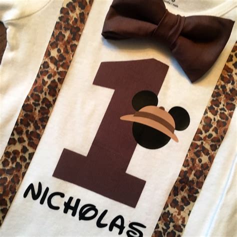 Mickey Mouse Safari Outfit - Etsy