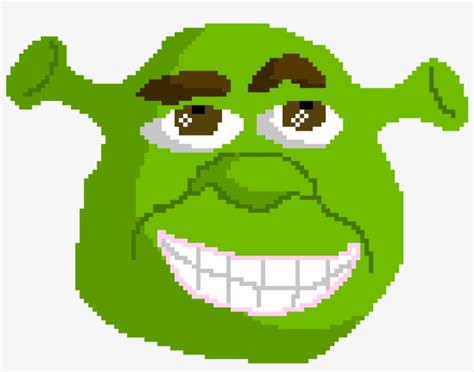 Halloween Pixel Art Png Grid Shrek Pixel Art Free Transparent | Images ...